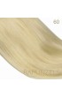 20 Gram 20" Hair Weave/Weft Colour #60 Lightest Blonde (Colour Flash)
